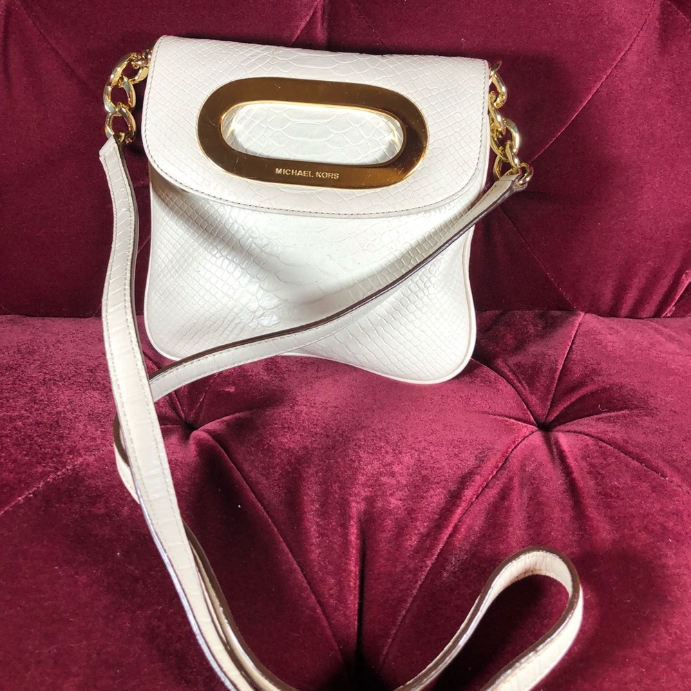 Michael Kors crossbody Snakeskin embossed